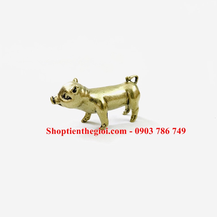 Móc Khóa Tượng Đồng Con Heo - SP005224 